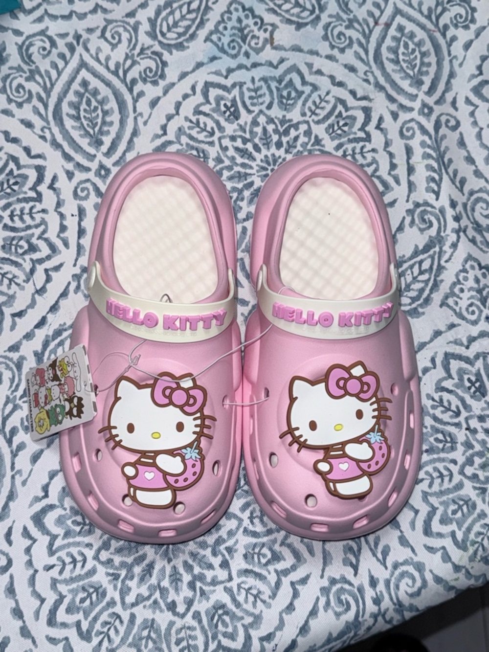 Hello Kitty Pink Girls Slip-On Clog Sandals